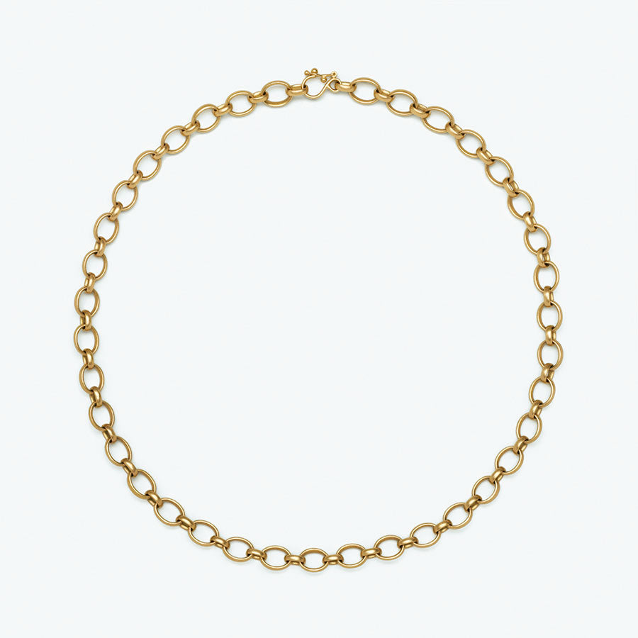 Sonoma Mixed Link Chain Necklace in 20K Peach Gold – Reinstein Ross