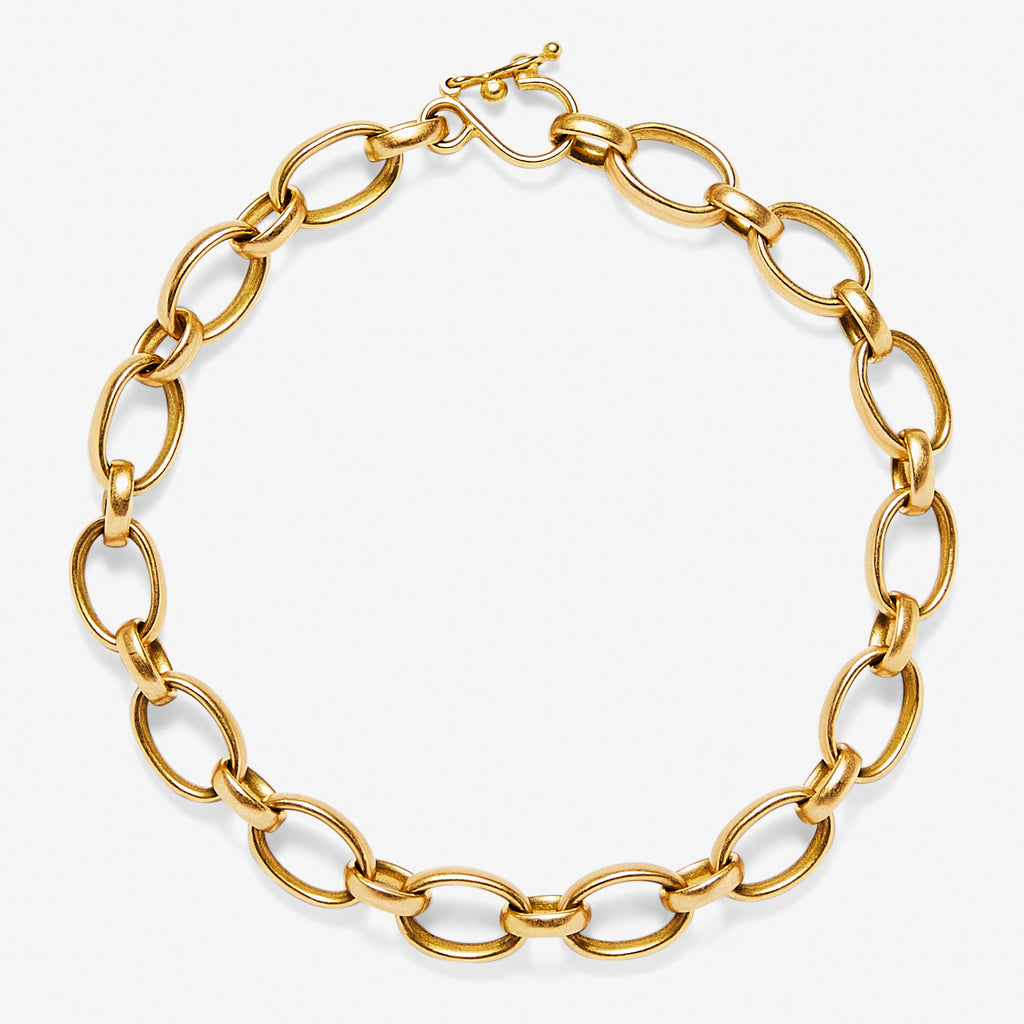 Sonoma Mixed Link Bracelet in 22K Apricot Gold Reinstein Ross Goldsmiths