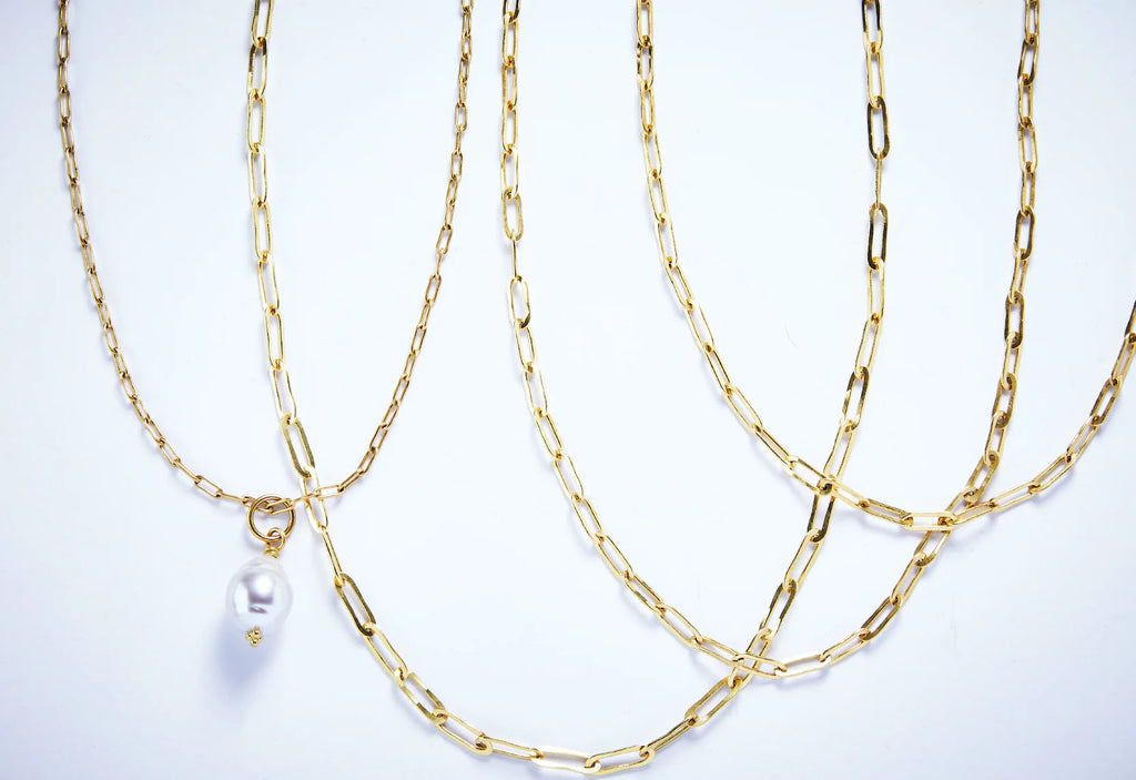Tivoli Medium Chain Necklace in 20K Peach Gold Reinstein Ross Goldsmiths