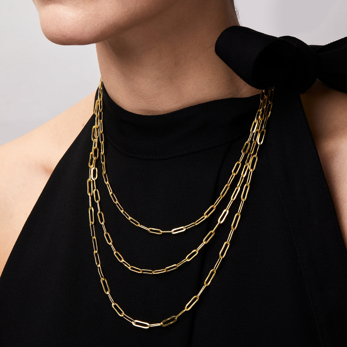 Tivoli Medium Chain Necklace in 20K Peach Gold- 18'' – Reinstein Ross