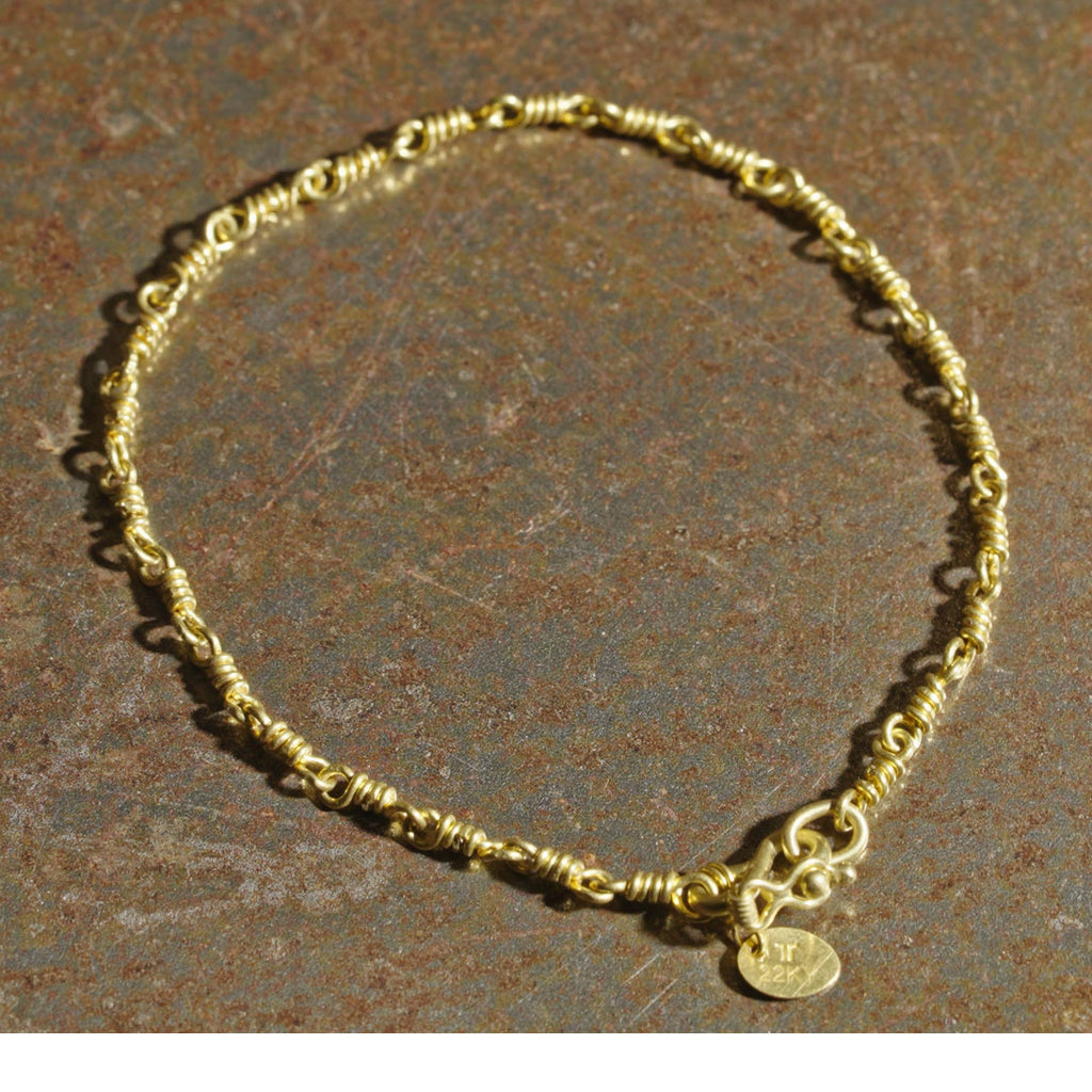 Isabella "Classic" Bracelet in 22K Nectar Gold Reinstein Ross Goldsmiths