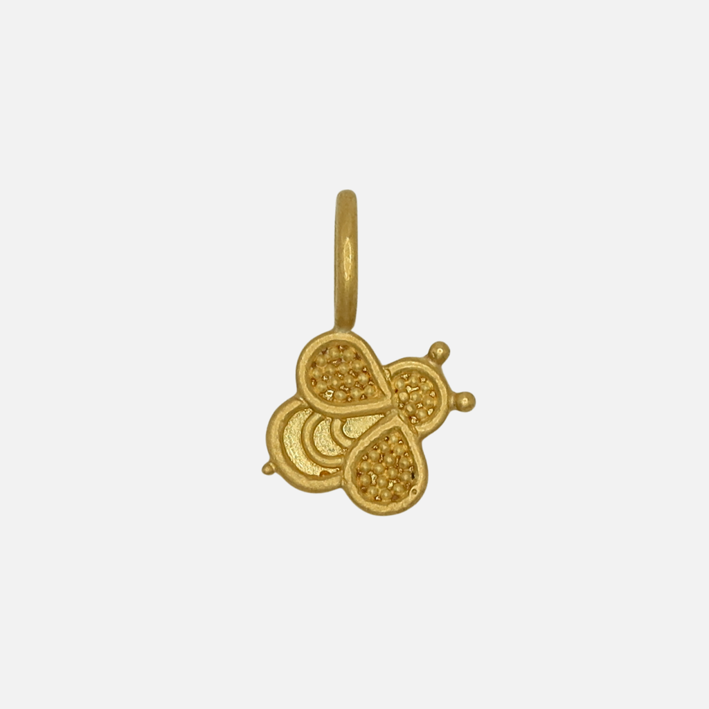 Entomo Bee Pendant in 22K Yellow Gold