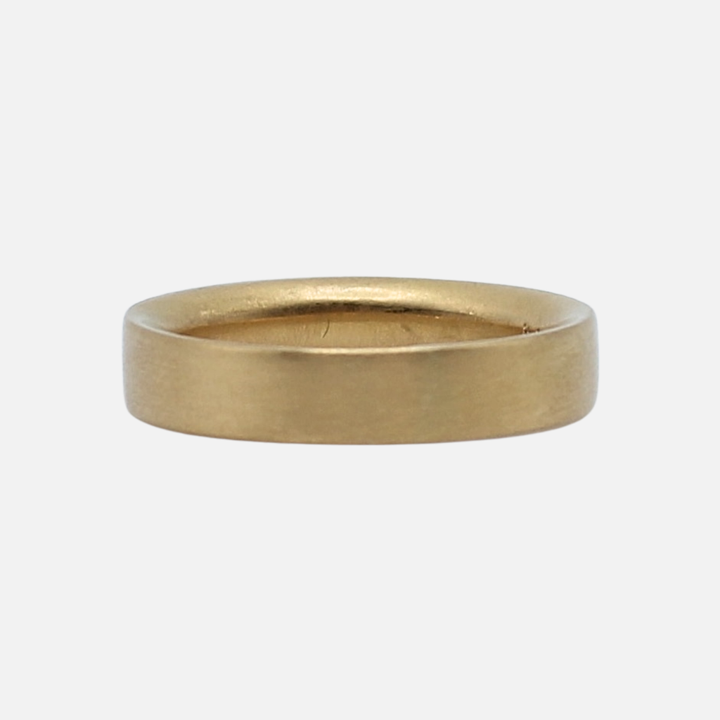 Half Moon Band in 20K Peach Gold- 5mm