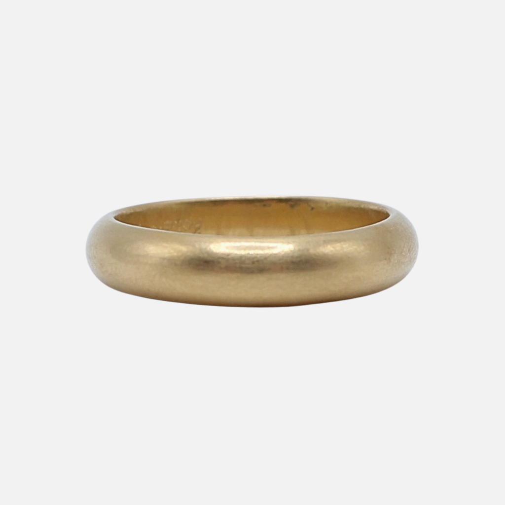 Half Round Band in 20K Peach Gold- 5mm