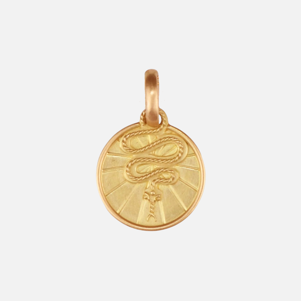 Animalia Serpentine Pendant in 20K Peach Gold
