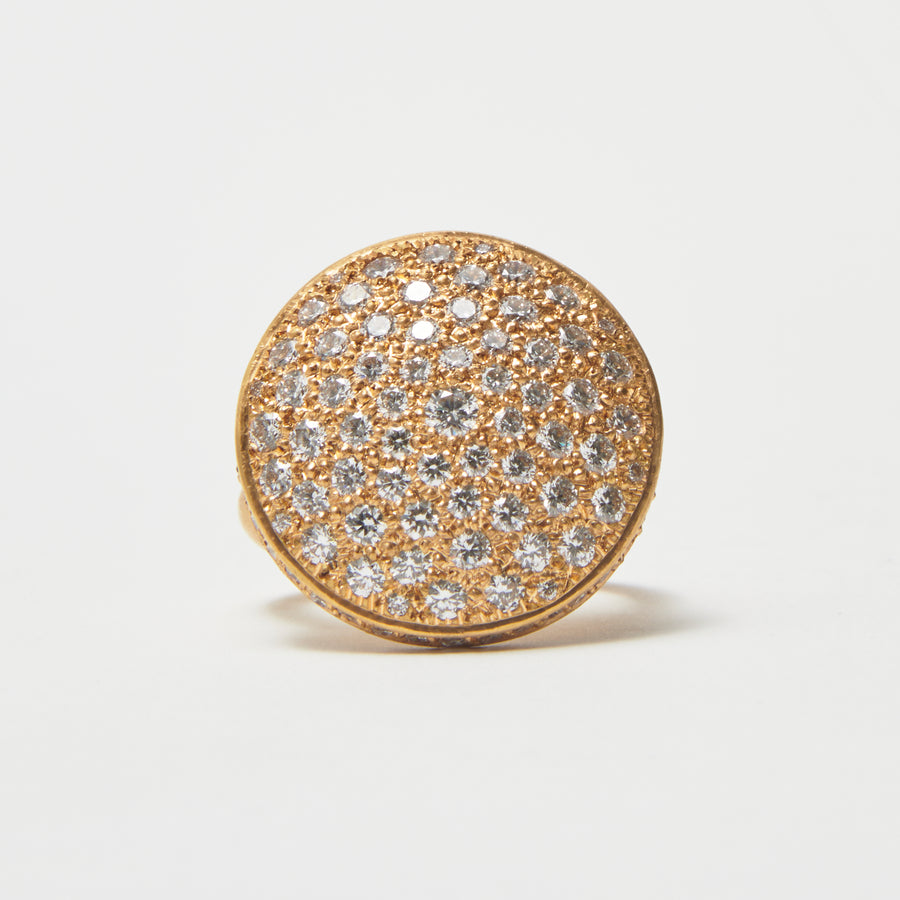 Diamond Match™ Pave Dome Large Ring in 18K Yellow Gold
