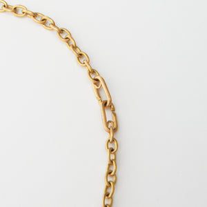 Diamond Match™ Pave Five Dome Link Necklace in 20K Peach Gold Reinstein Ross Goldsmiths