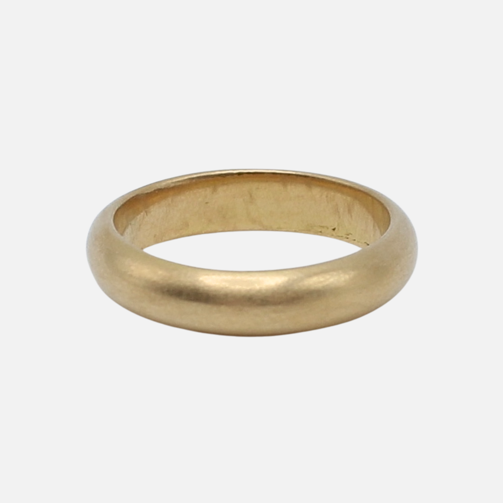 Half Round Band in 20K Peach Gold- 5mm Reinstein Ross Goldsmiths