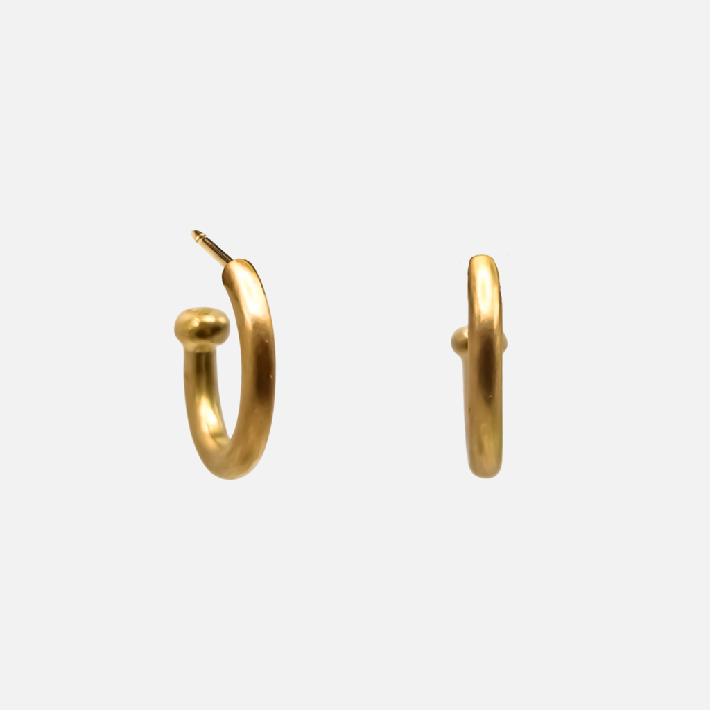 Hoopstock Baby Oval Hoops in 20K Peach Gold