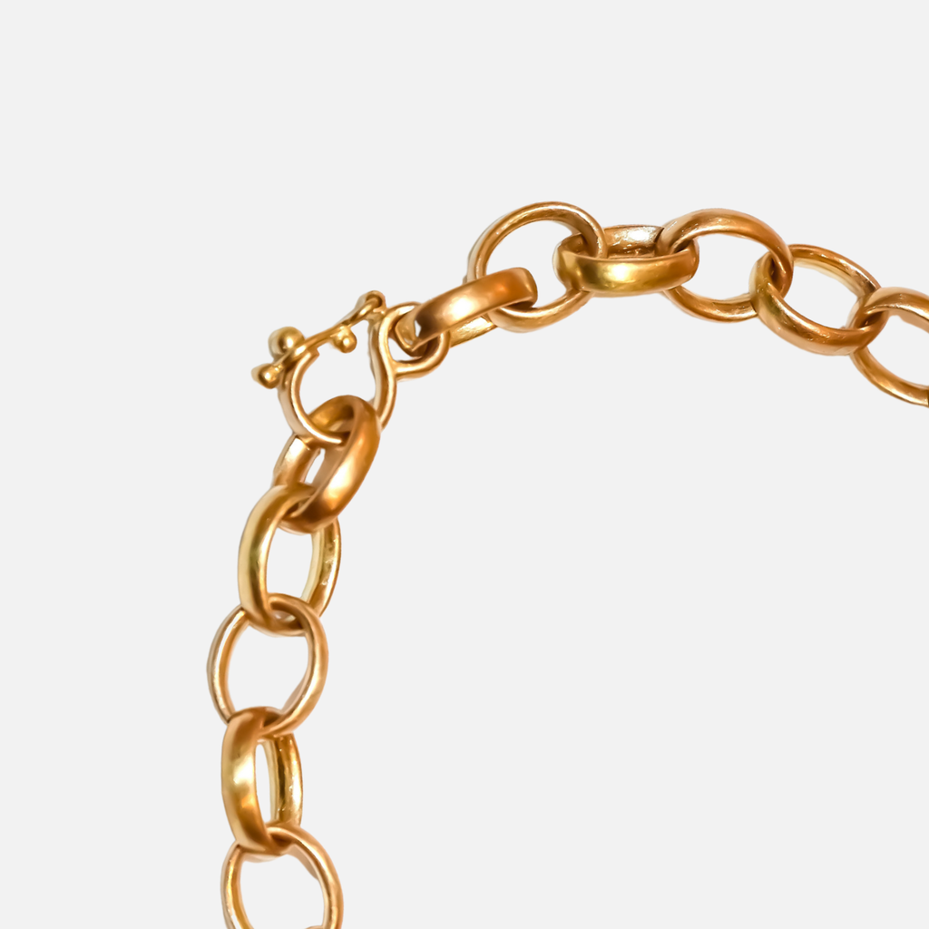 Sonoma Large Link Bracelet in 20K Peach Gold Reinstein Ross Goldsmiths