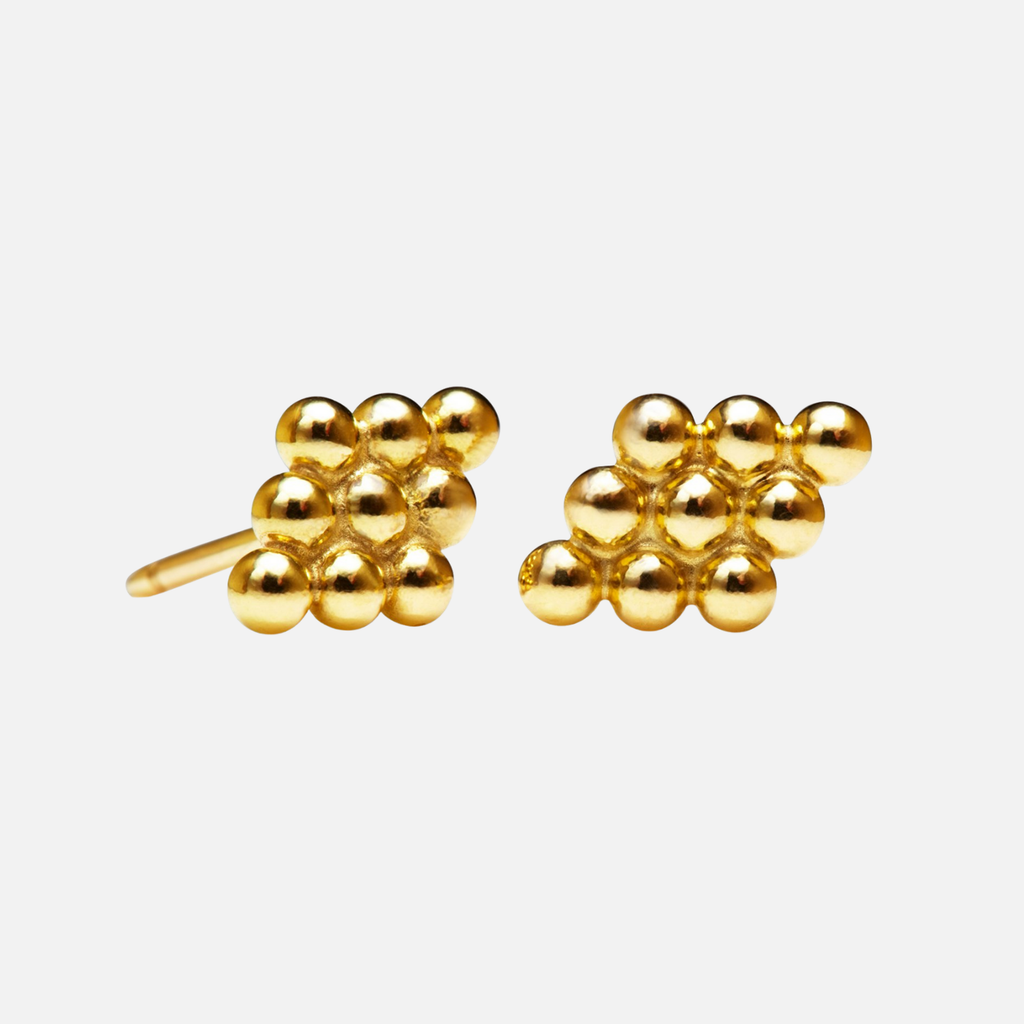 Classic Kite Large Studs in 20K Peach Gold Reinstein Ross Goldsmiths