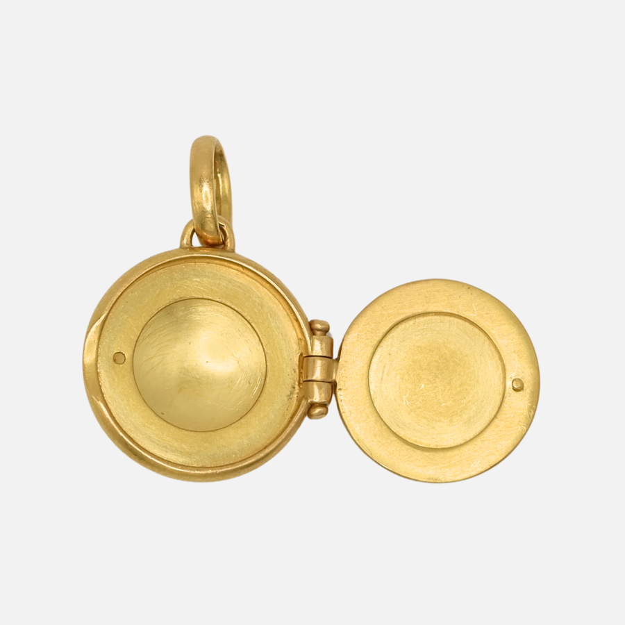 Sonoma Medium Locket in 20K Peach Gold – Reinstein Ross