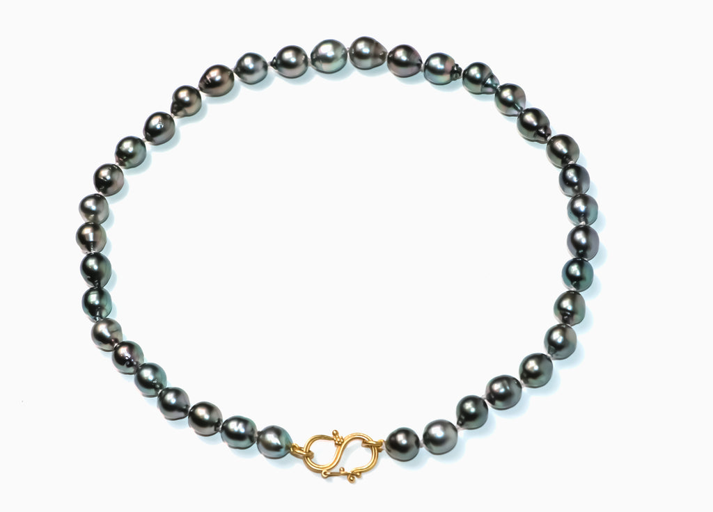 Dyan Tahitian South Sea Pearl Necklace in 20K Peach Gold Reinstein Ross Goldsmiths