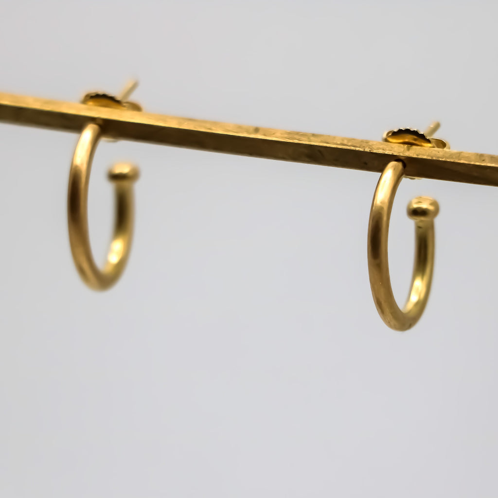 Hoopstock Regular Oval Hoops in 20K Peach Gold