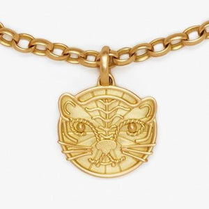 Animalia Tiger Pendant in 20K Peach Gold Reinstein Ross Goldsmiths