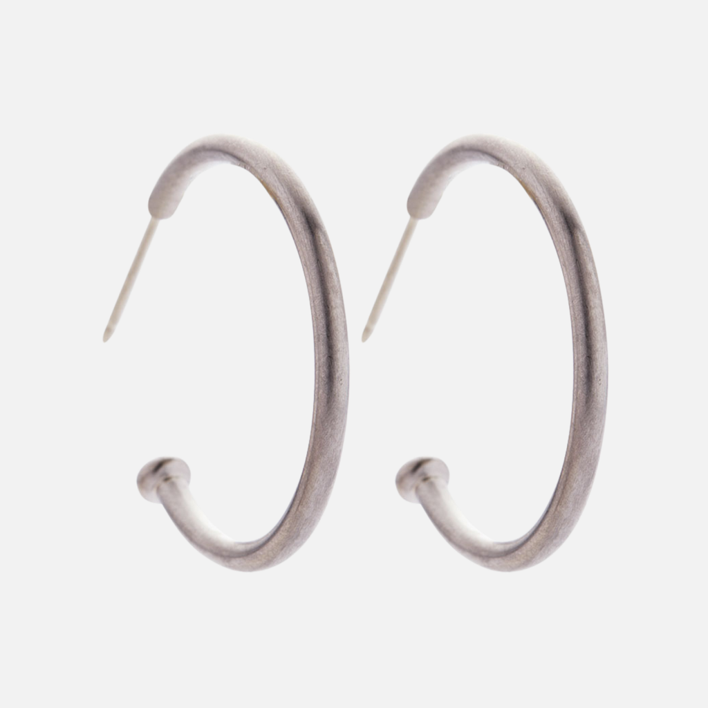 Classic Large Hoops in 18K Alpine Gold