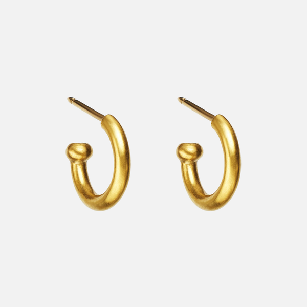 Hoopstock Baby Hoops in 20K Peach Gold