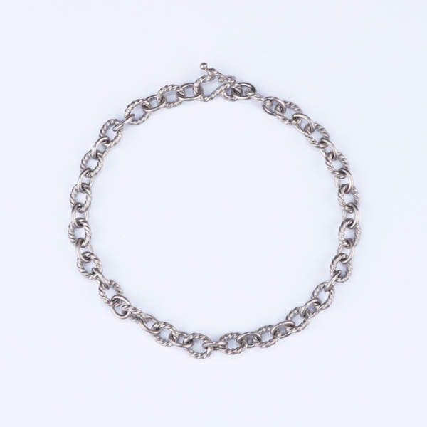 Ashley Alternating Twist Chain Bracelet in 18K Alpine Gold