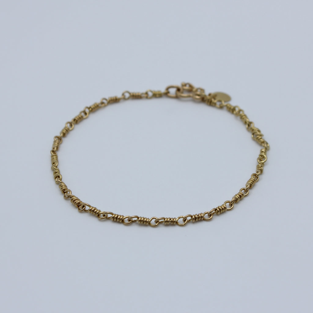 Isabella "Classic" Bracelet in 20K Peach Gold Reinstein Ross Goldsmiths