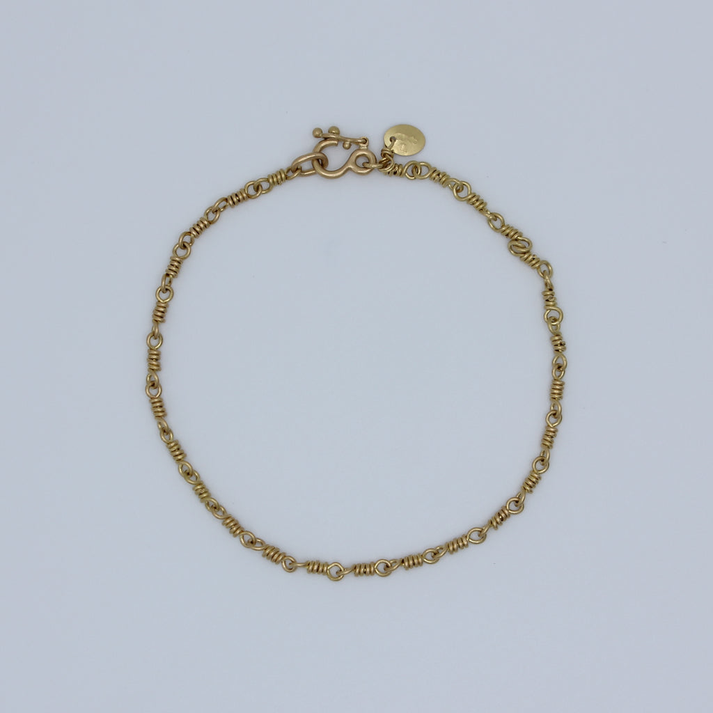 Isabella "Classic" Bracelet in 20K Peach Gold Reinstein Ross Goldsmiths