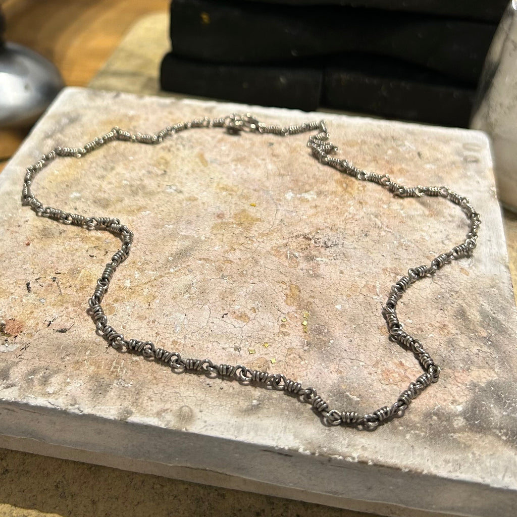 Isabella "Ingrid" Necklace in 18K Alpine Gold