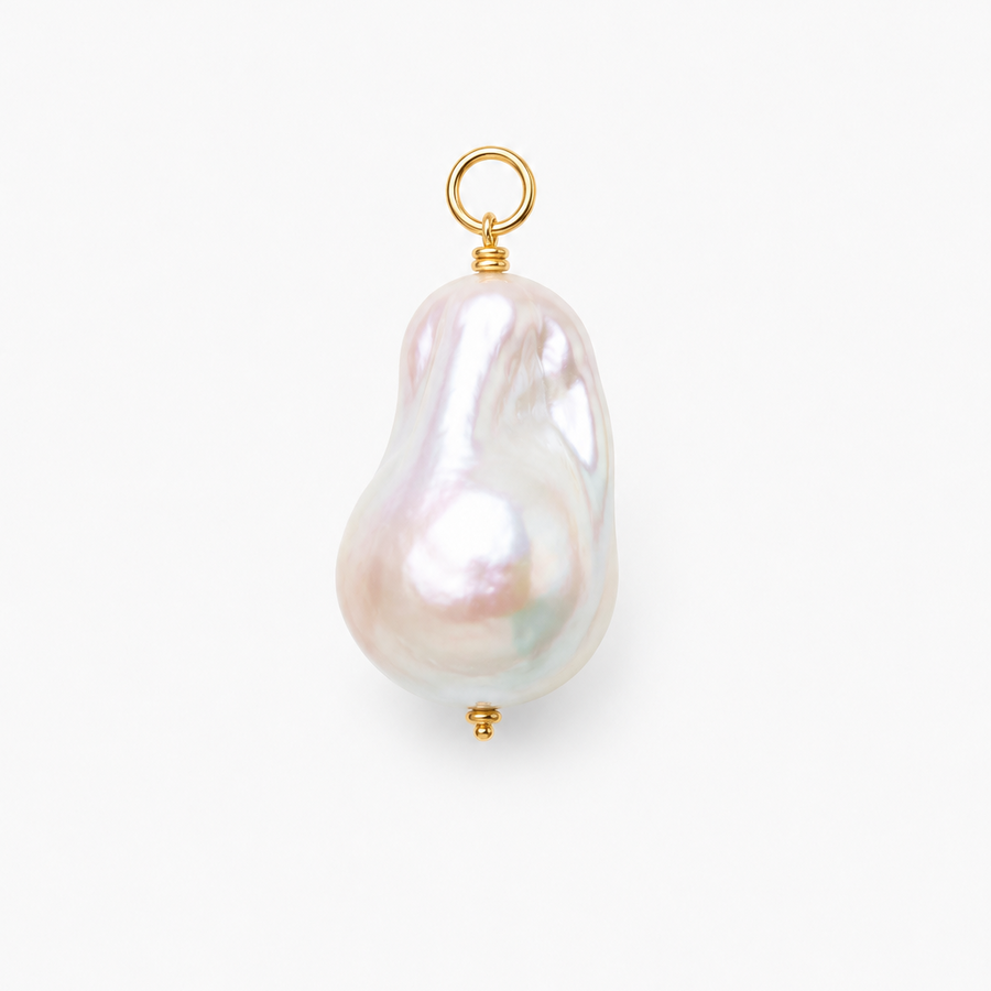 Tania Baroque Freshwater Pearl Pendant in 20K Peach Gold