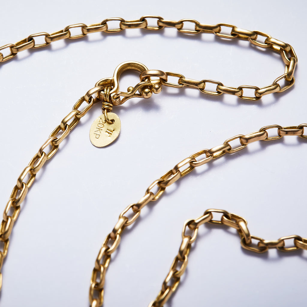 Sonoma Mini Link Chain Necklace in 20K Peach Gold