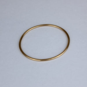 Hoopstock "Round" Oval Bangle in 20K Peach Gold- 3mm Reinstein Ross Goldsmiths