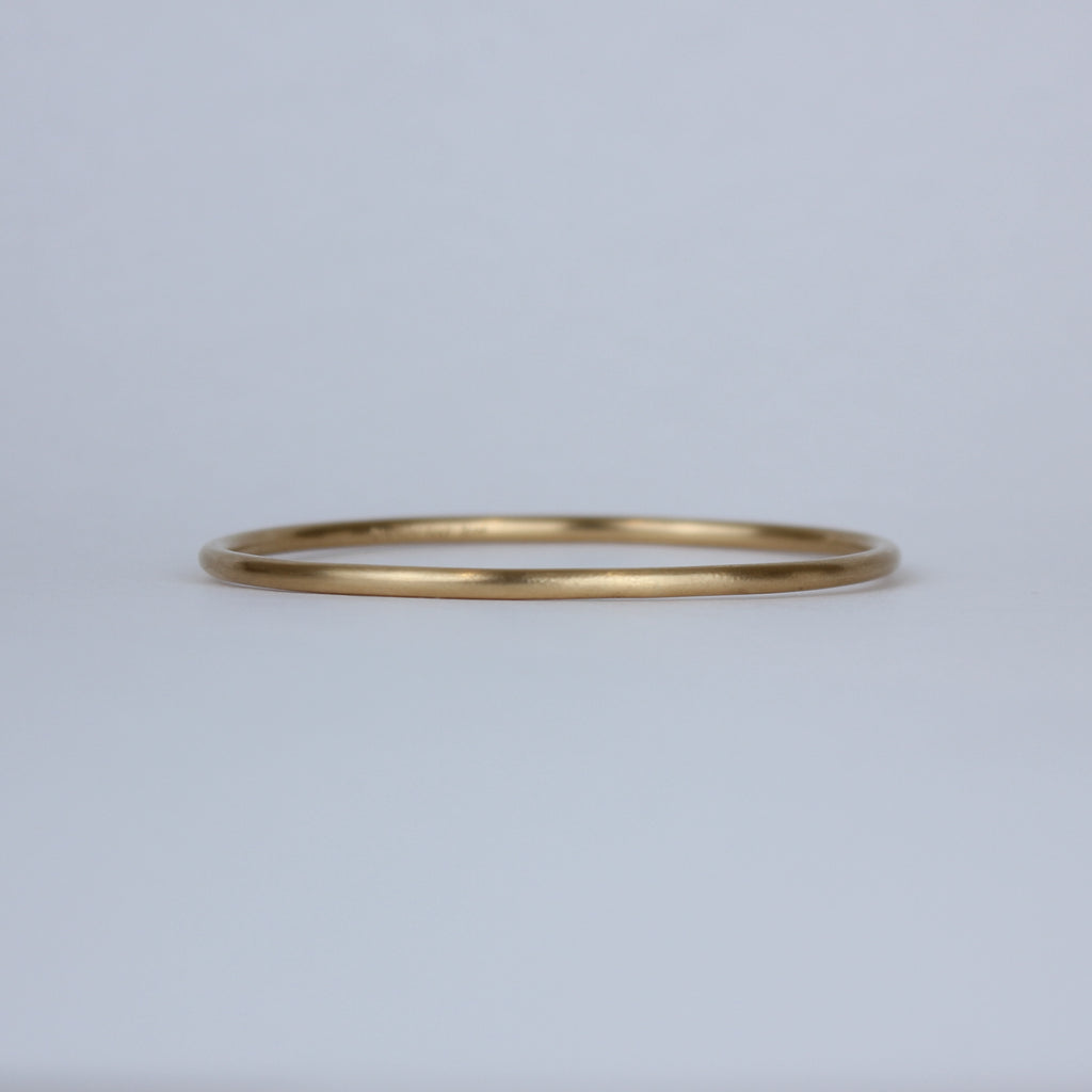 Hoopstock "Round" Oval Bangle in 20K Peach Gold- 3mm Reinstein Ross Goldsmiths