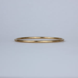 Hoopstock "Round" Oval Bangle in 20K Peach Gold- 3mm Reinstein Ross Goldsmiths