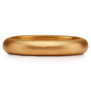 Half Round Band in 22K Apricot Gold- 4mm Reinstein Ross Goldsmiths