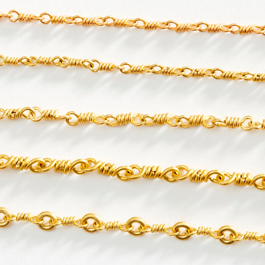 Isabella "Classic" Necklace in 22K Apricot Gold