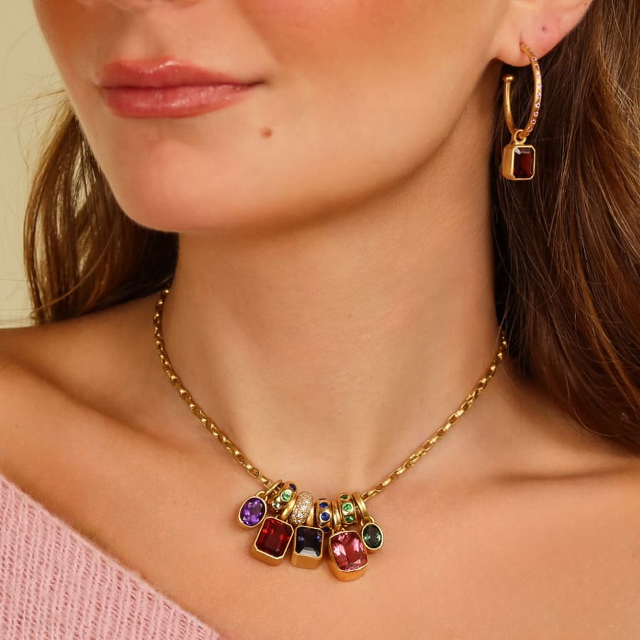 Sonoma Mixed Link Chain Necklace in 22K Apricot Gold – Reinstein Ross