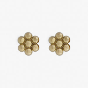 Snowdrop Large Studs in 20K Peach Gold Reinstein Ross Goldsmiths