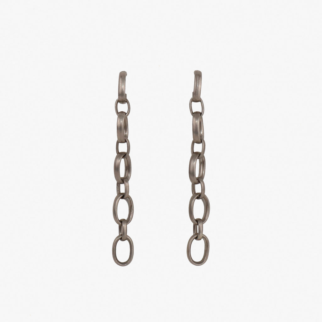 Sonoma Mixed Chain Small Earrings in 18K Alpine Gold Reinstein Ross Goldsmiths