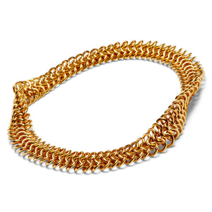 Guinevere Three Row Bracelet in 22K Apricot Gold Reinstein Ross Goldsmiths