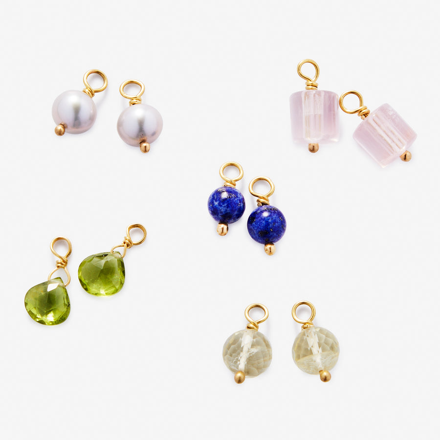 Semi Precious Single Stone Drops