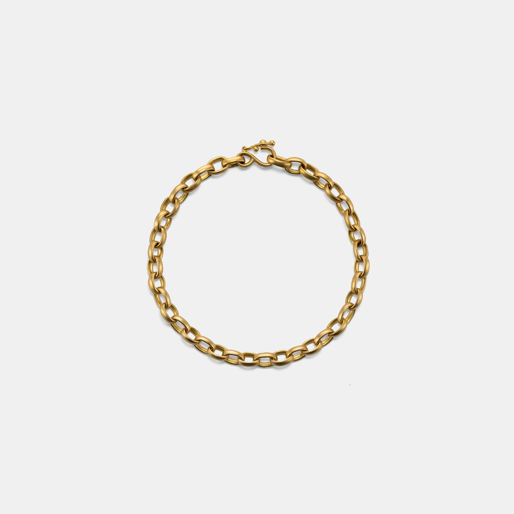 Sonoma Regular Link Chain Bracelet in 20K Peach Gold – Reinstein Ross