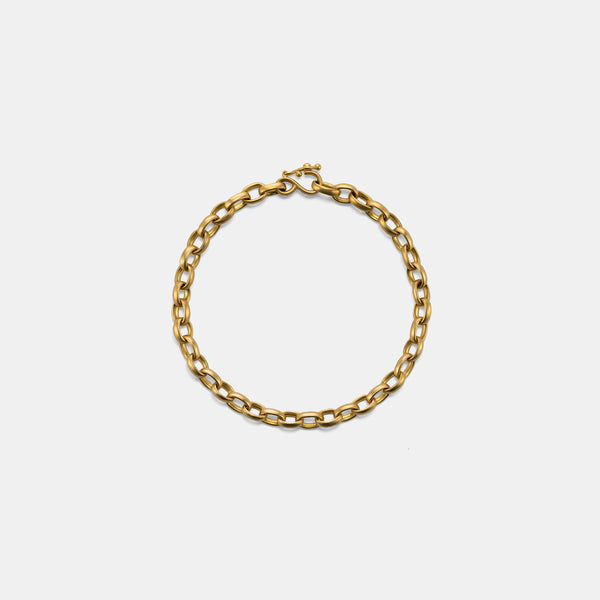 Sonoma Regular Link Chain Bracelet in 20K Peach Gold – Reinstein Ross