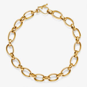 Sonoma Medium Mixed Link Bracelet in 22K Apricot Gold Reinstein Ross Goldsmiths