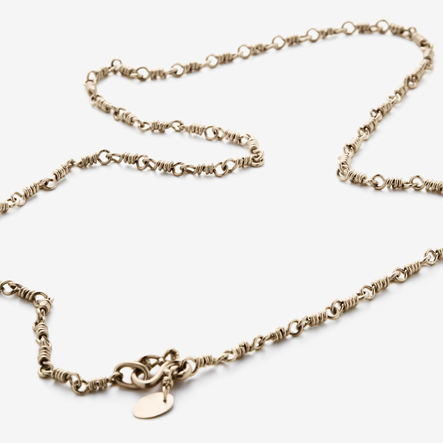 Isabella "Classic" Necklace in 18K Alpine Gold Reinstein Ross Goldsmiths