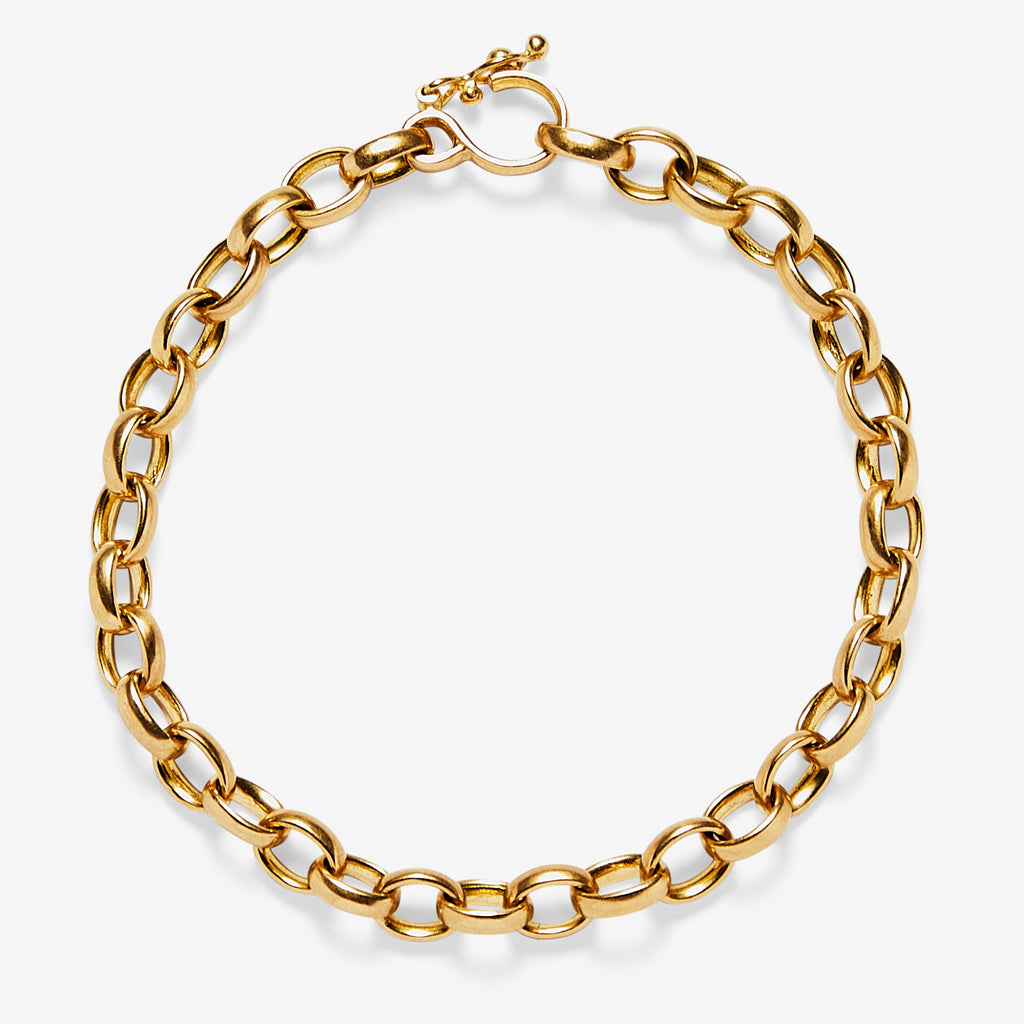 Sonoma Small Link Chain Bracelet in 20K Peach Gold Reinstein Ross Goldsmiths