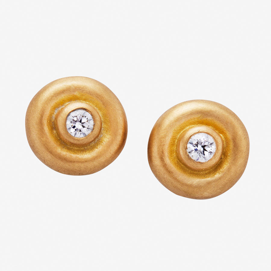 Dark Pearl Stud Earrings - 14K Gold Filled Studs. Black Pearls Studs -  Nadin Art Design - Personalized Jewelry