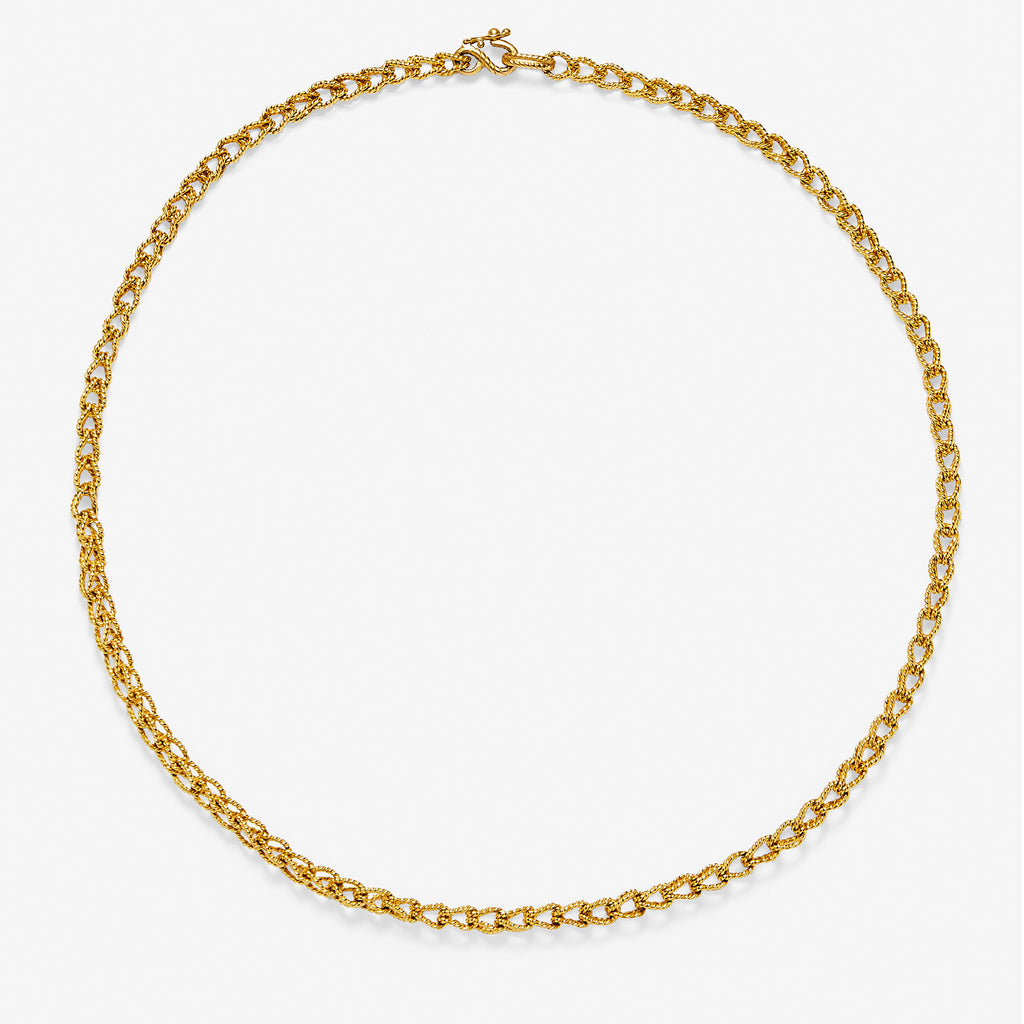 Ashley "Penelope" Chain Necklace in 22K Nectar Gold Reinstein Ross Goldsmiths