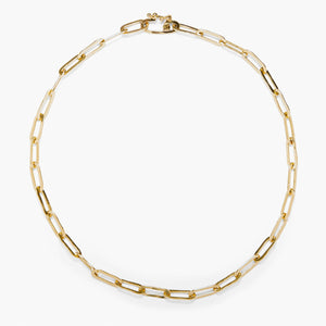 Tivoli Small Chain Ankle Bracelet in 20K Peach Gold Reinstein Ross Goldsmiths