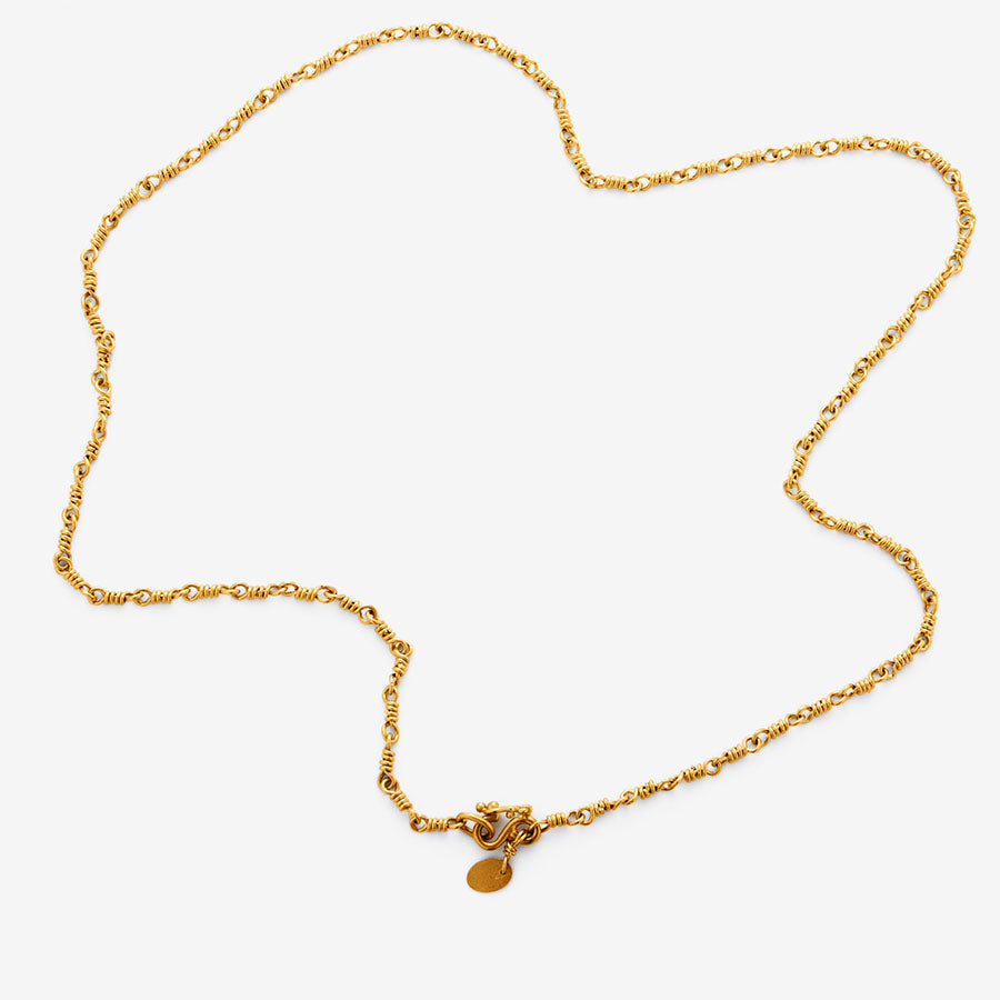 Isabella "Classic" Necklace in 20K Peach Gold Reinstein Ross Goldsmiths