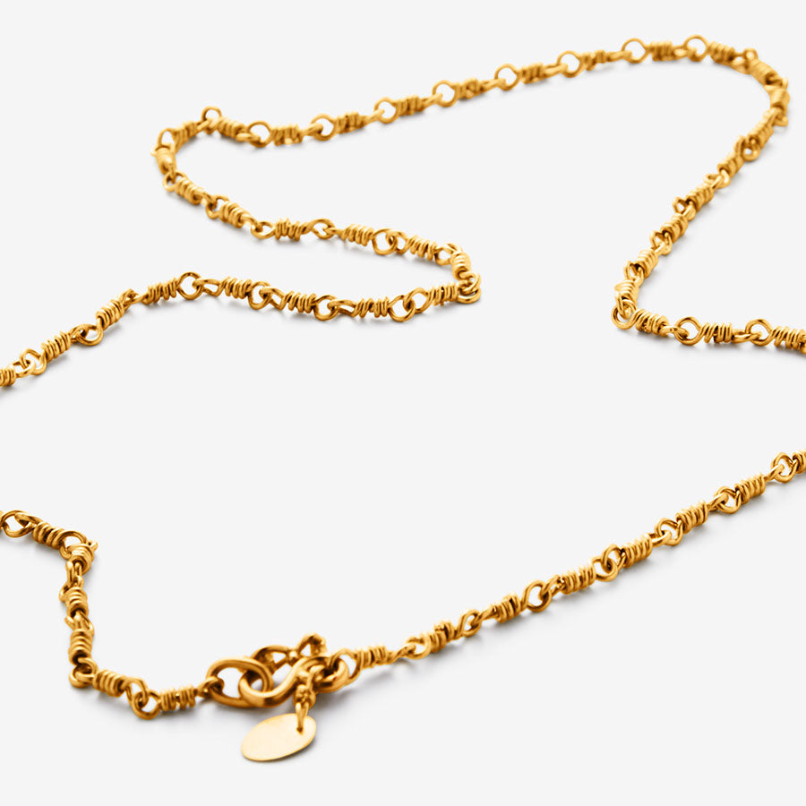 Isabella "Classic" Necklace in 20K Peach Gold Reinstein Ross Goldsmiths