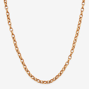 Sonoma Small Link Chain Necklace in 22K Apricot Gold Reinstein Ross Goldsmiths