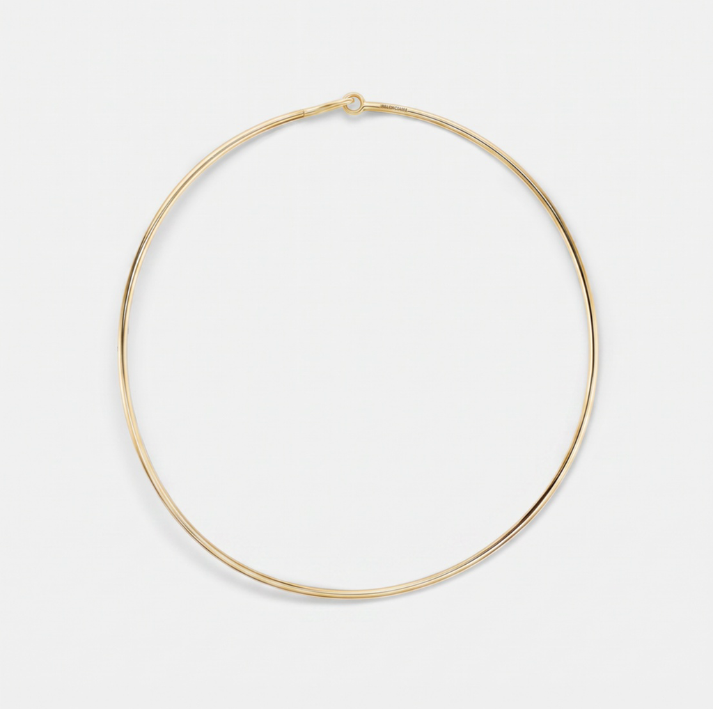Commercial 18K Gold Tube Choker - 2.5mm