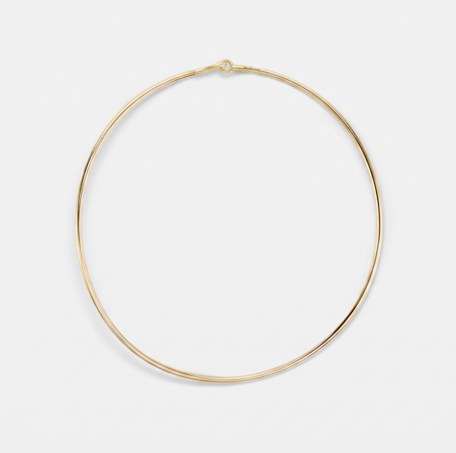 Commercial 18K Gold Tube Choker - 2.5mm